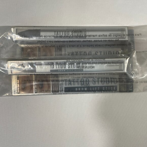 NEW, MAYBELLINE TATTOO STUDIO Brow Lift Stick - Set/Bundle 2 - Picture 3 of 5